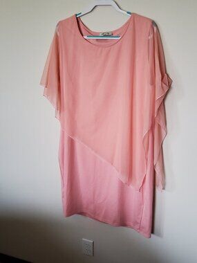 Sese Code Chiffon Apricot Dress Size XXXL